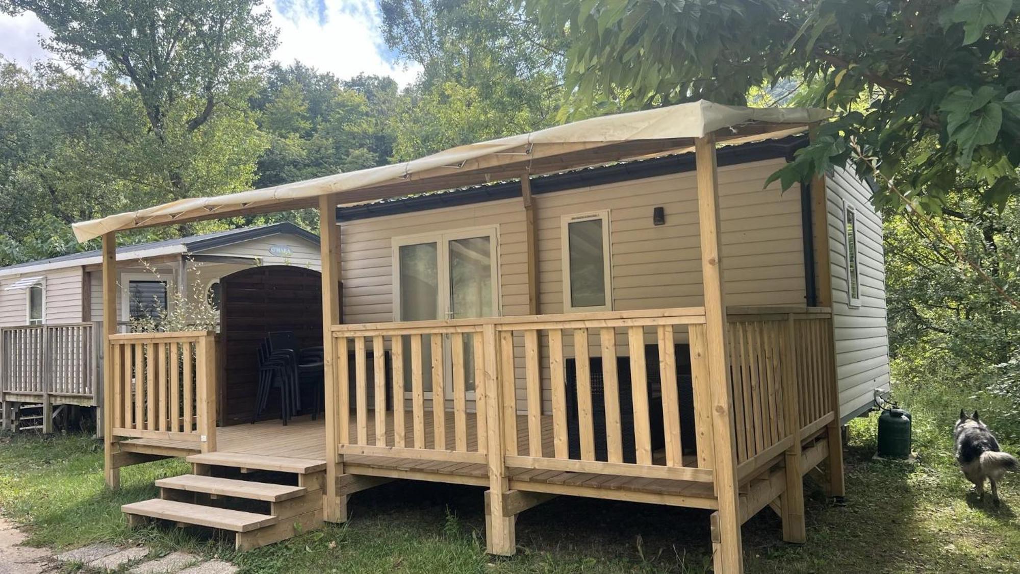 Camping Le Gallo Romain Barbieres 外观 照片